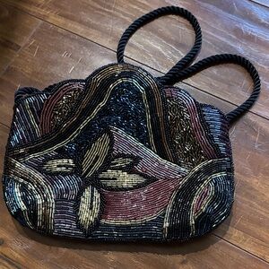 Beaded Andre Cellini vintage crossbody or shoulder evening bag